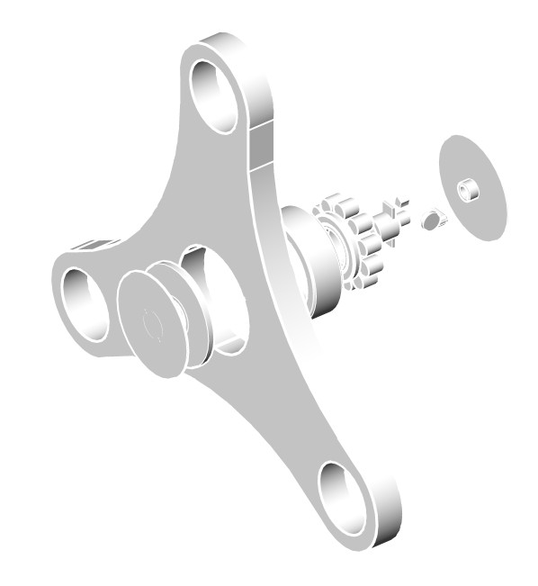 Original Inventus spinner concept — finished product photograph.
